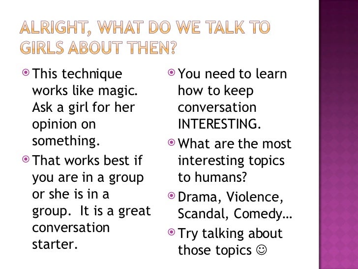 A Girl To On Talking Tips A Girl To On Talking Tips
